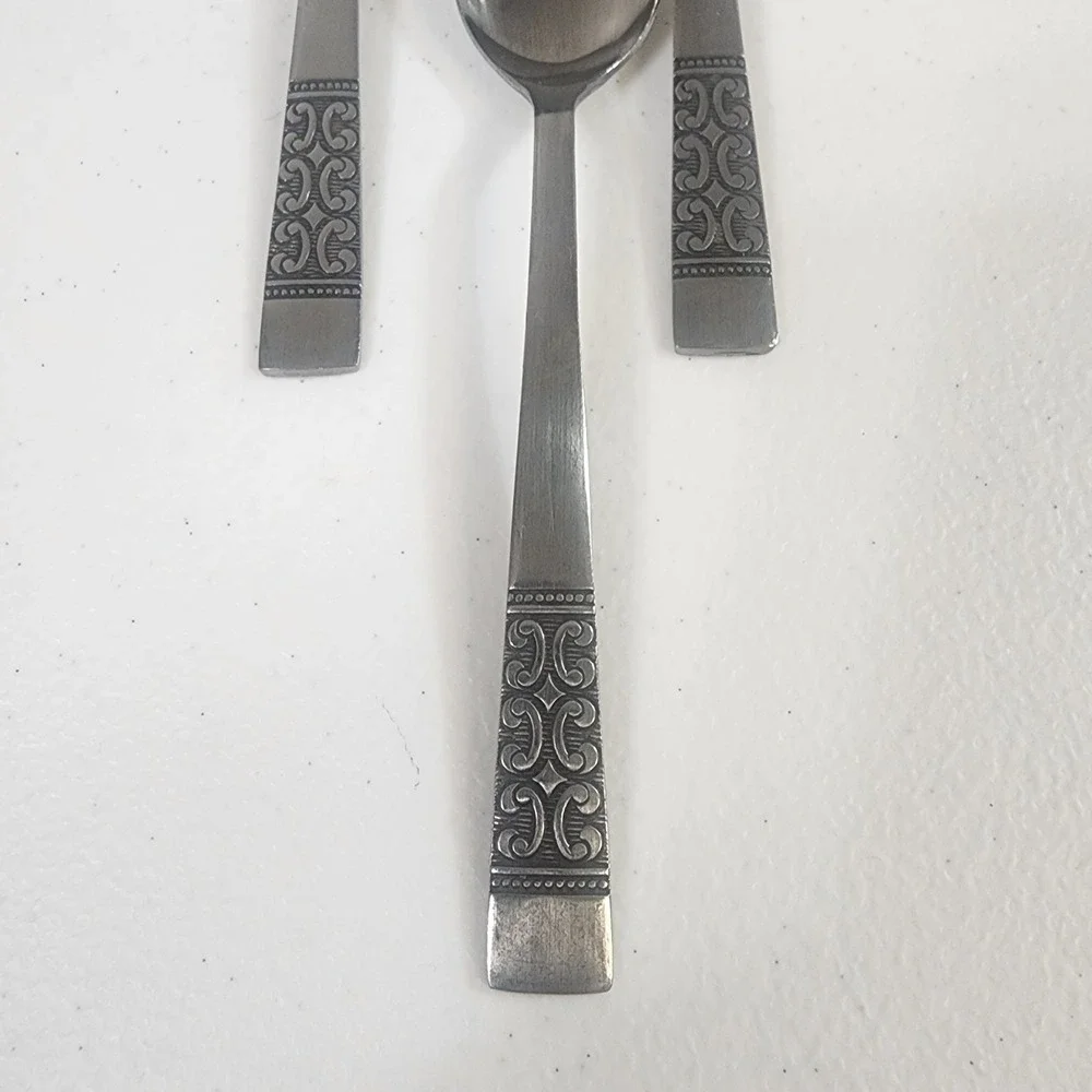 Roger's Stainless Japan Casa Vista Set Of 8 Short Handle Teaspoon